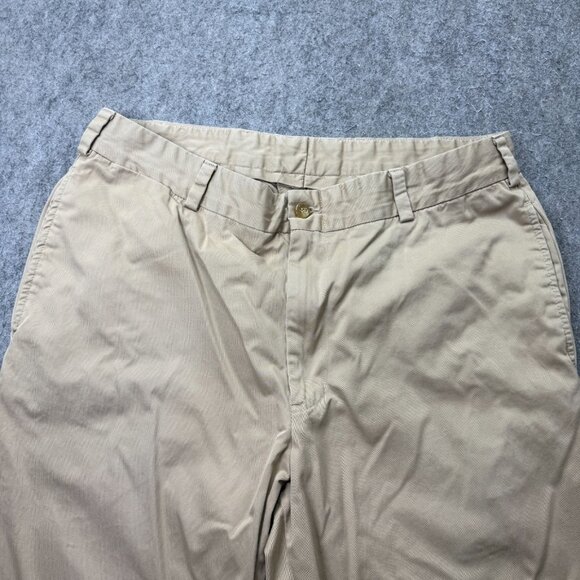 Bill's Khakis Pants Men 36 x 30 Beige Khaki Classic Fit M2 Flat Front b111 - Picture 5 of 16